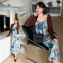 ��ŵ����Ůװ�ȼٷ�ˮī��Ⱦ��������ȹ�����ʳ���ȹ��242170
