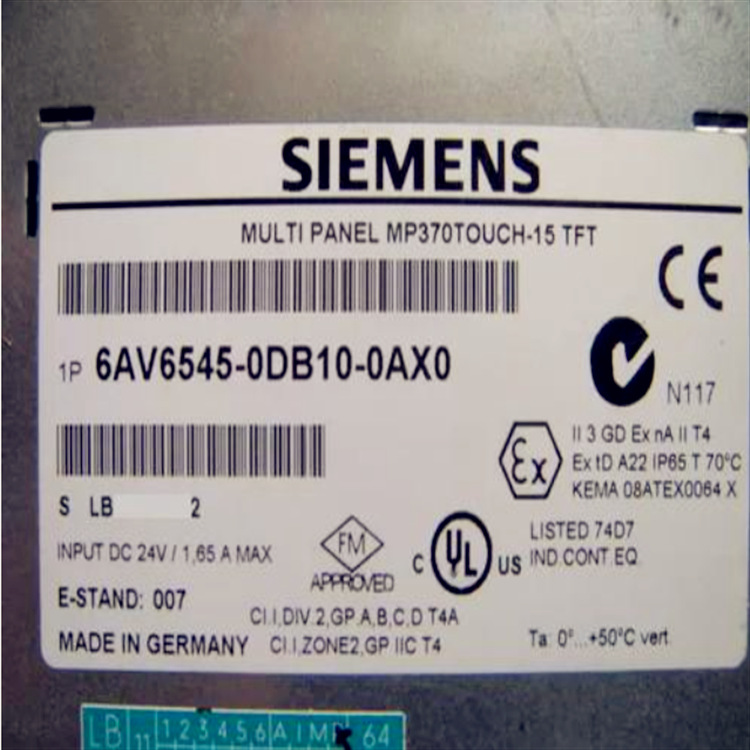 西门子6AV6545-0AA15-2AX0触摸屏6AV6545-0AA15-2AX0操作面板
