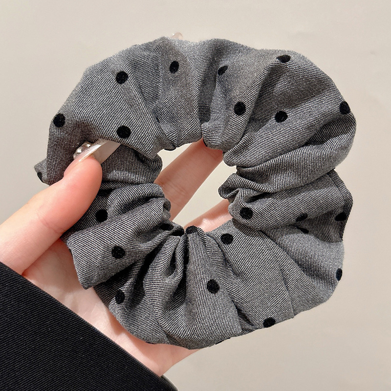 2026 nuevo estilo coreano super grande anillo de pelo intestino grande niñas de alto nivel de sensación de cabello de flores cuerdas de cabello de cordón de goma adornos para el cabello
