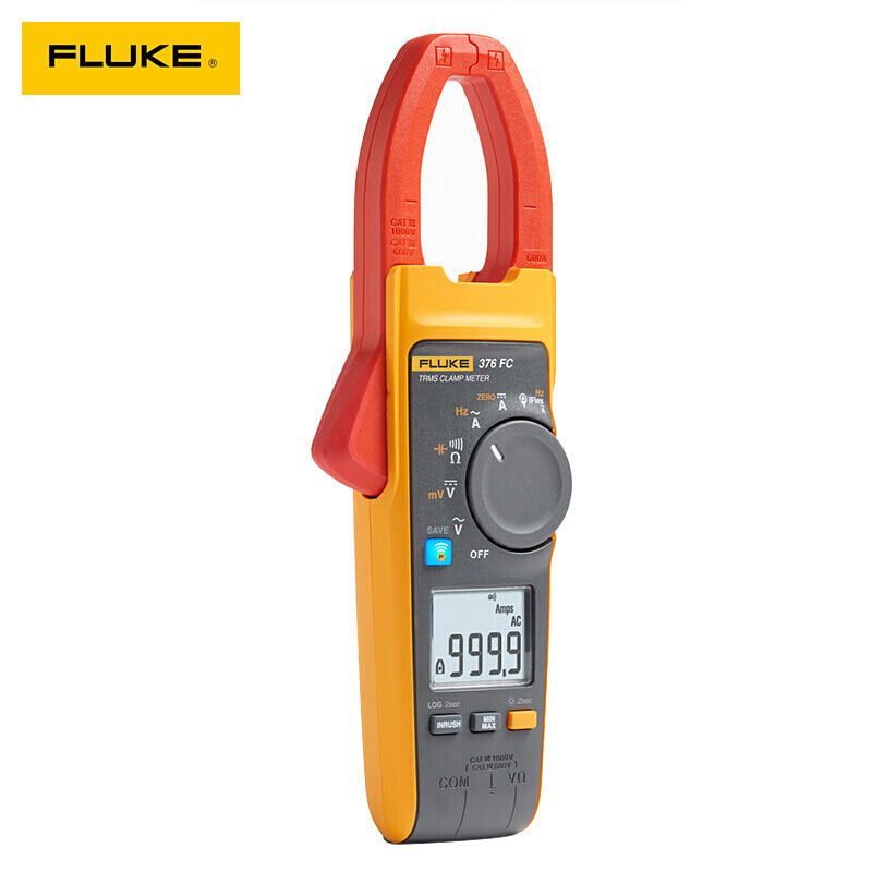 福禄克F375/CN高精度数字钳型表FLUKE376FC/CN交直流钳表F381