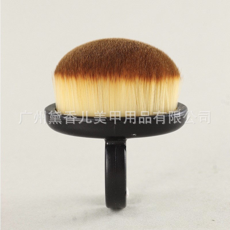 Brocha para Polvo de Manicura y Maquillaje de Nylon Suave para Limpieza de Uñas y Colorete