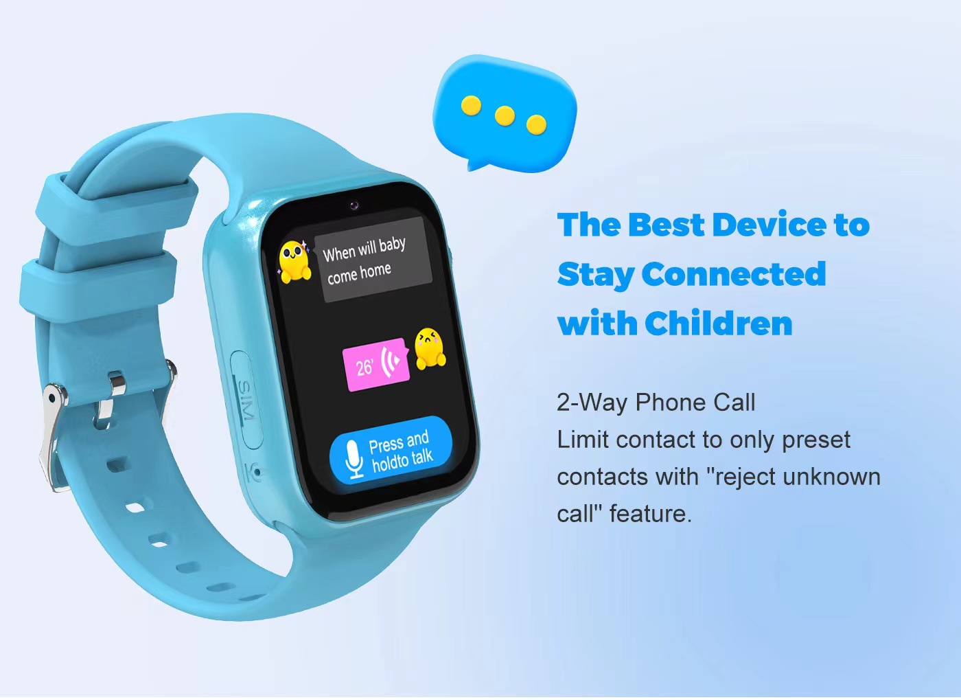 Cross-border children's smartwatch 4G smart positioning video independent call smartwatch exclusively available on Amazon details Picture