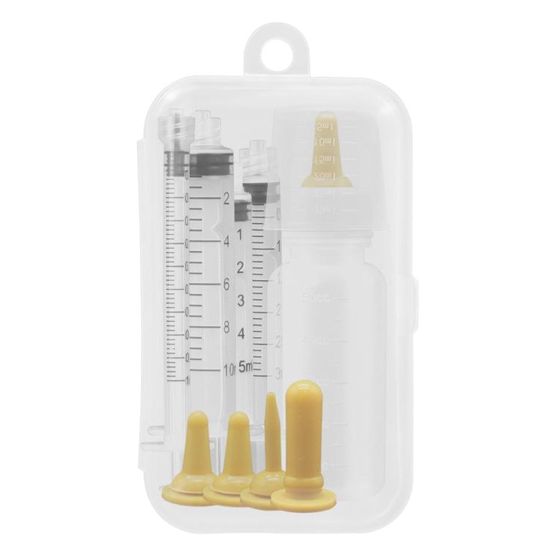 Gato bebé dispositivo de alimentación pezón perro biberón pezón jeringa alimentación conejo recién nacido dispositivo de alimentación de mascotas