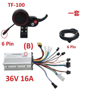 Контроллер 36V 16A с дисплеем TF-100 и 6-контактным индикатором для KUGOO M4