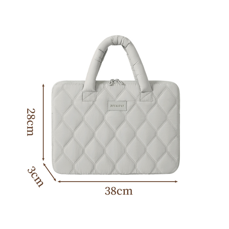 Bolso de Mano y Funda para Computadora Portátil 14 Pulgadas de Nailon Ultraligero