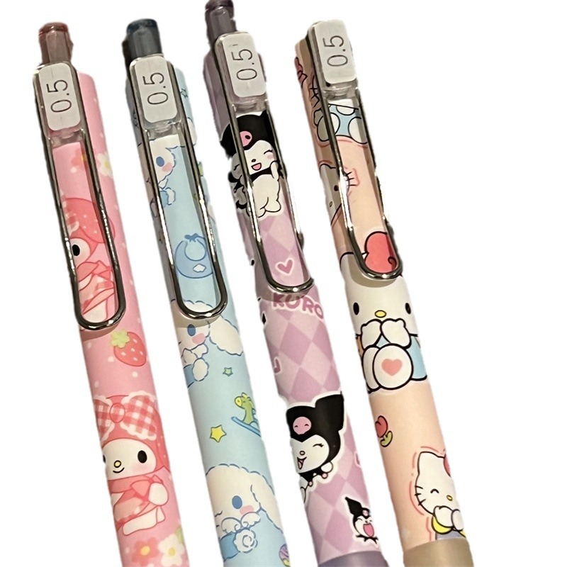 Sanrio lápiz automático en el viento de alto valor facial joven corazón estudiante de primer grado adorable 0.5 tipo de pulso no es fácil de romper