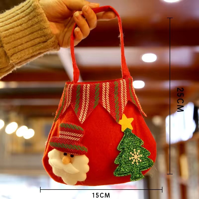 クリスマスキャンディーリンゴ袋子供プレゼント袋幼稚園キャンディー袋クリスマスキャンディー包装袋束口代発|undefined