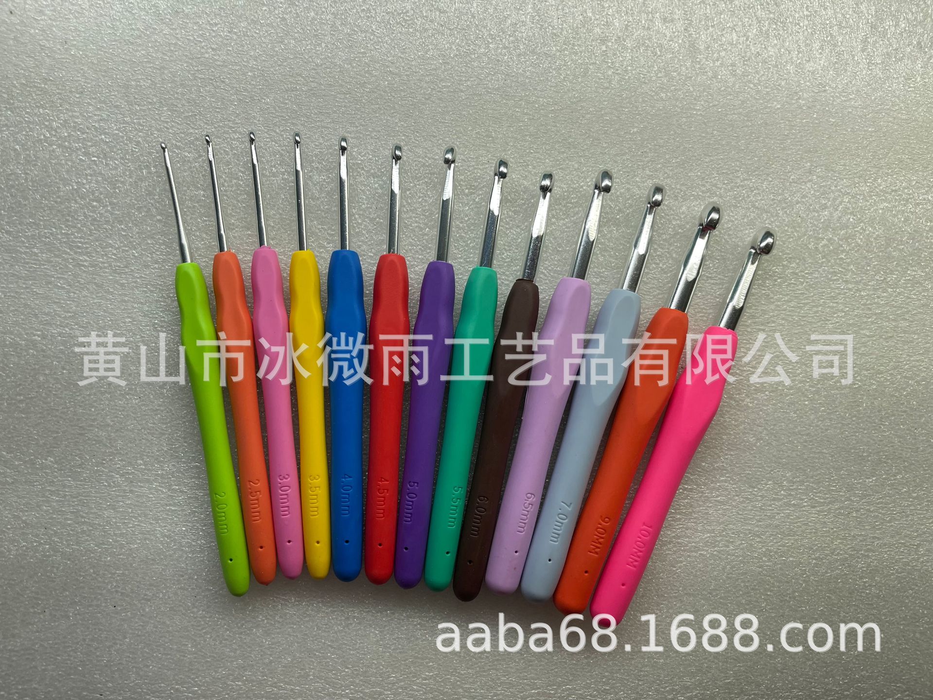 软柄钩针2.0mm-10.0mm共 14支