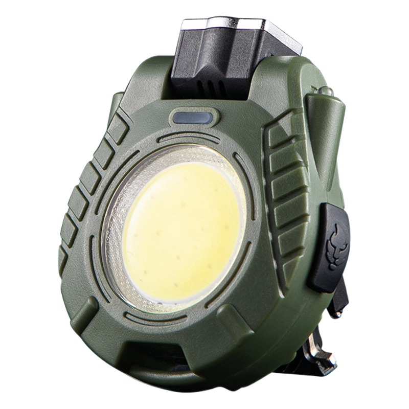 Transfronterizo nuevo clip de tapa de inducción faro LED multifunción mini linterna portátil luz de trabajo luz fuerte carga pesca nocturna