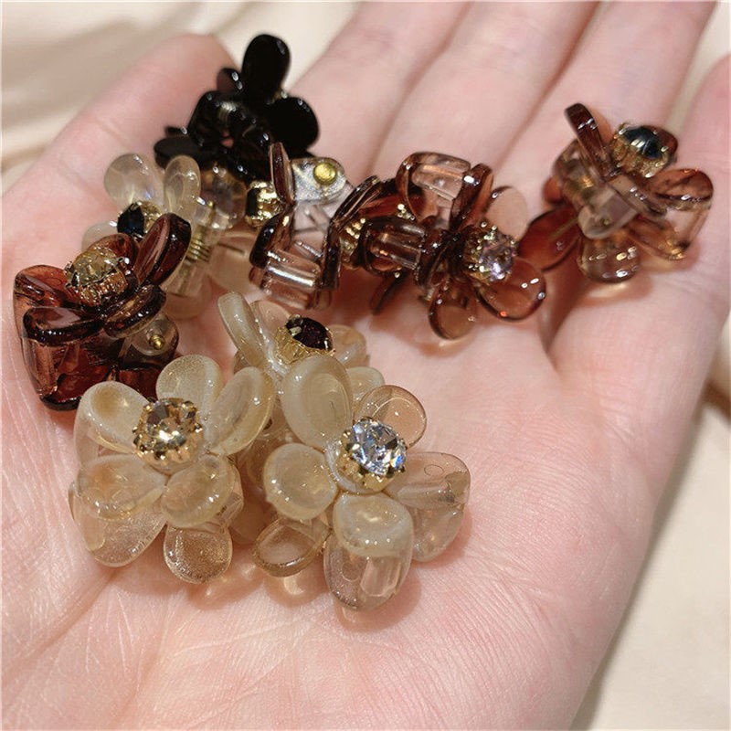 智贝详情图_0复古醋酸小抓夹小号花朵发夹女侧边夹可爱刘海夹迷