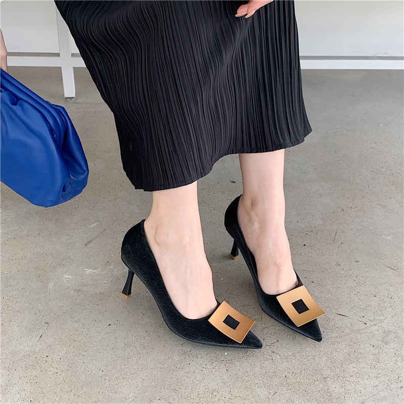 2022 Korean spring new fashion stiletto high heels professional 