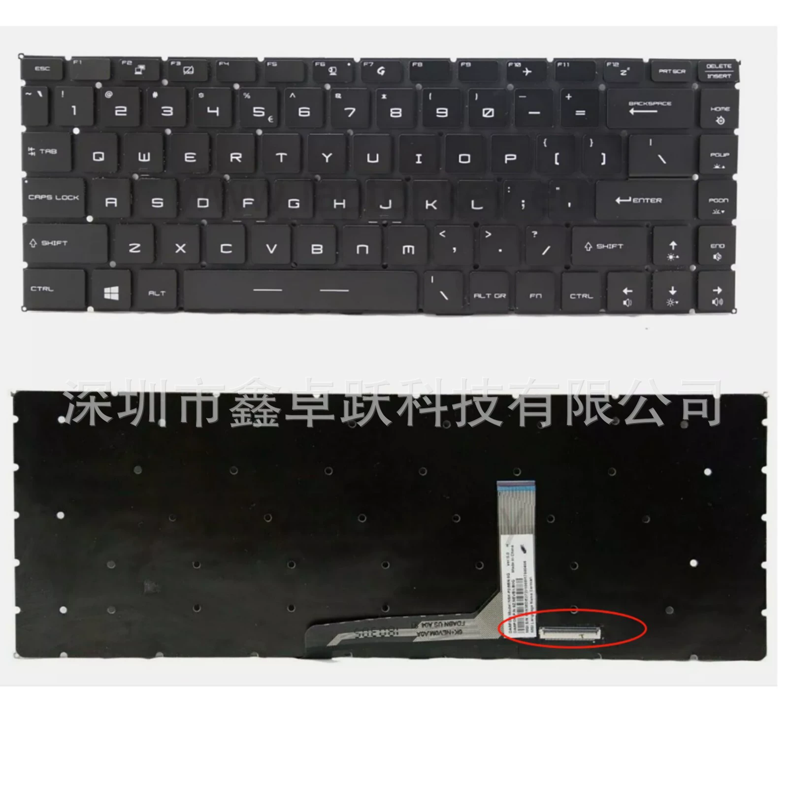 Подходящий для US GS65 GF63 MS-16R1 16Q1 Q2 Q4 PS63 P65 GF63 8RC/D/E/F клавиатура