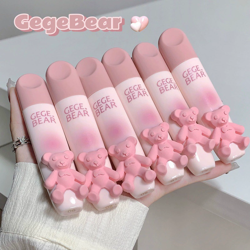 GegeBear Gogo Kuman Медвежонок Nencang Блеск для губ Soft Fog Millet Milky Milly Milly Light Lip Blore Lip Mud Цена Студенческая вечеринка
