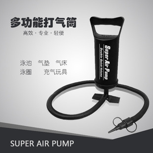 in stock America 68612 speed manual air pump inflatable tube lifebuoy swimming ring inflatable toy air pump wholesale