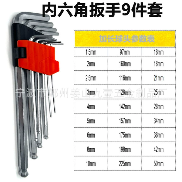Long hexagonal ball head