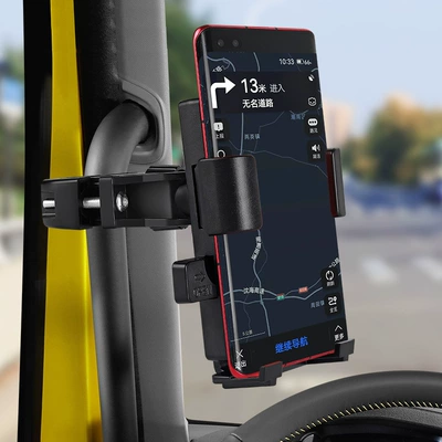 Böyük Yük Maşınları Üçün Telefon Tutacağı, Sükan Montajı, Ekskavator, Yükləyici, Vibrasiyaya Qarşı