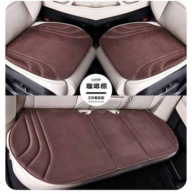 for all seasons, factory direct, Four Seasons Pad - coffee-brown-front-seat-cushion-1-piece