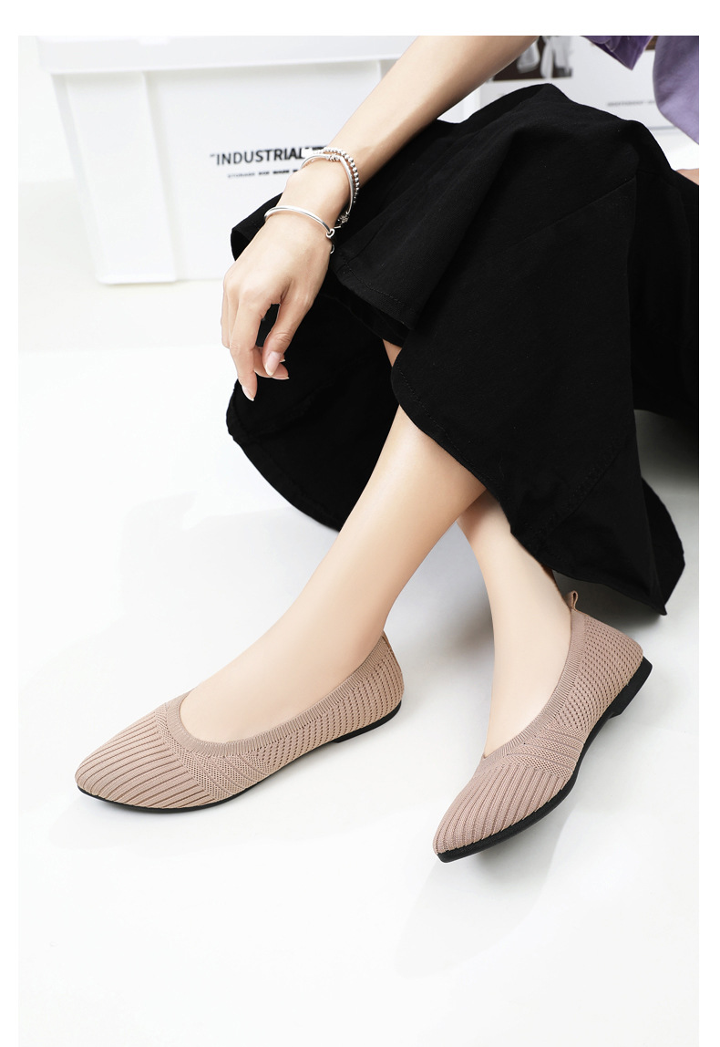 Women's Casual Solid Color Point Toe Flats display picture 3