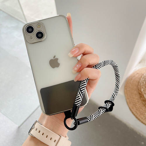 7MM mobile phone lanyard for men and women, personalized wrist strap, short mobile phone rope, bag key chain, anti-lost mobile phone chain