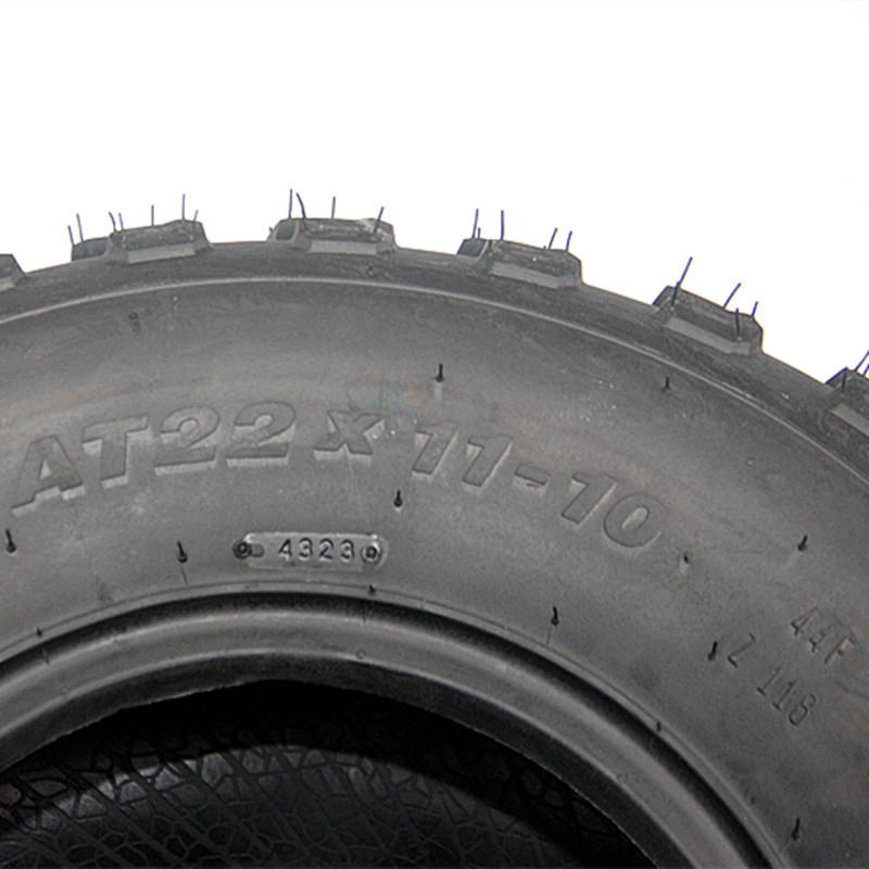 ATV cuatro ruedas de playa accesorios kart trasero 22X11 - 10 pulgadas cuadrícula fuera de carretera neumático vacío 6 capas