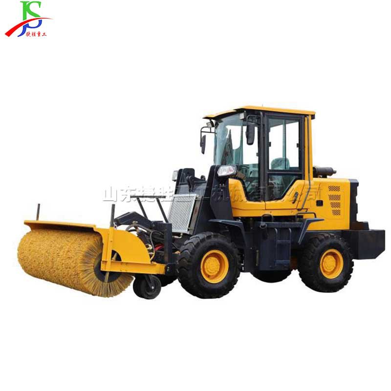 冬季道路积雪养护机 四驱滚刷式马路积雪清扫车 道路破冰除雪设备