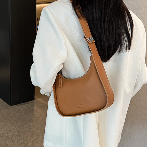 French niche small handbags for women, trendy, high-end, stylish, versatile women's bags, simple and casual shoulder and underarm bags
