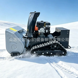 可升降遥控扫雪机道路履带抛雪机 庭院小区1米宽智能遥控除雪机