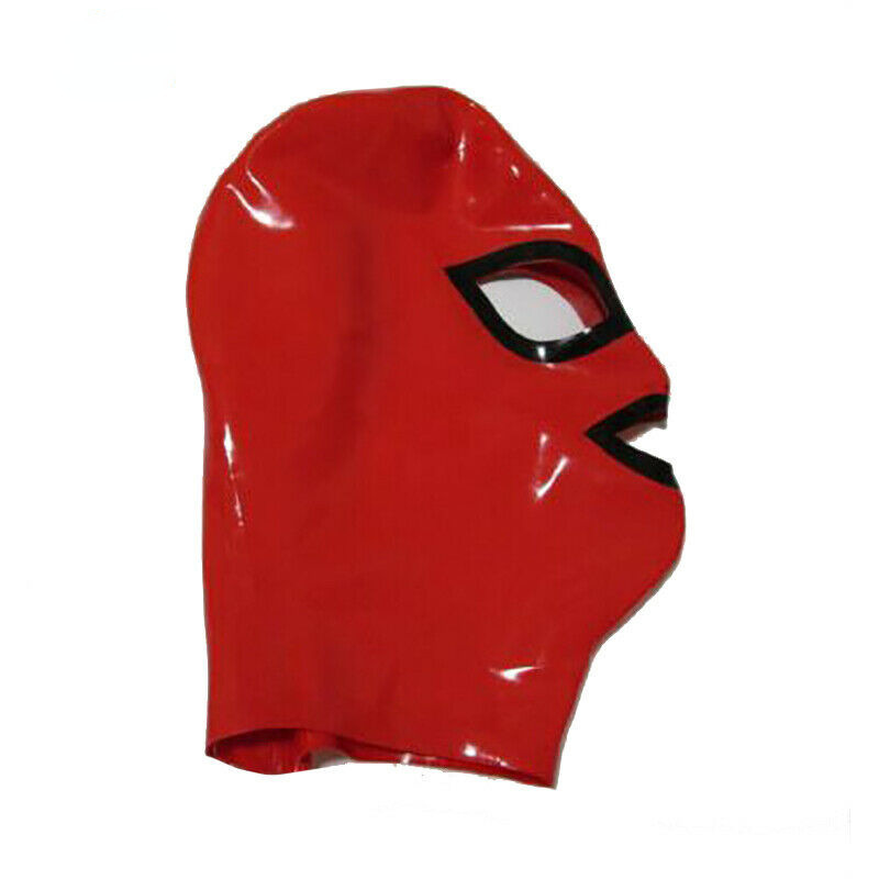 Cosplay máscara de látex con cremallera de rol de cosplay de una persona para adultos