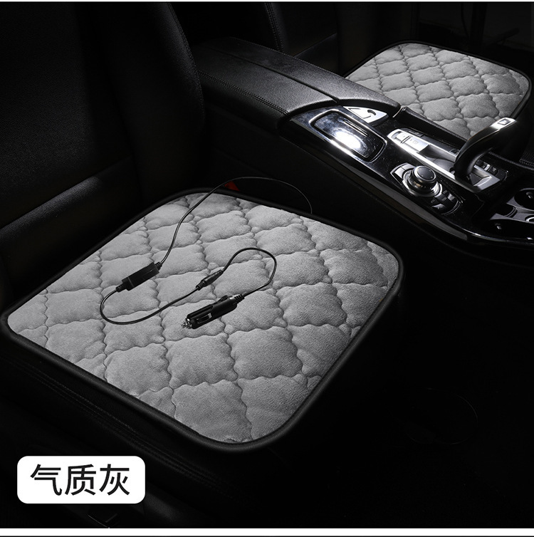 Car Heated Seat Cushion for Winter Warmth, Universal Electric Heated Seat Pad for Vehicles, 12V USB Office Use