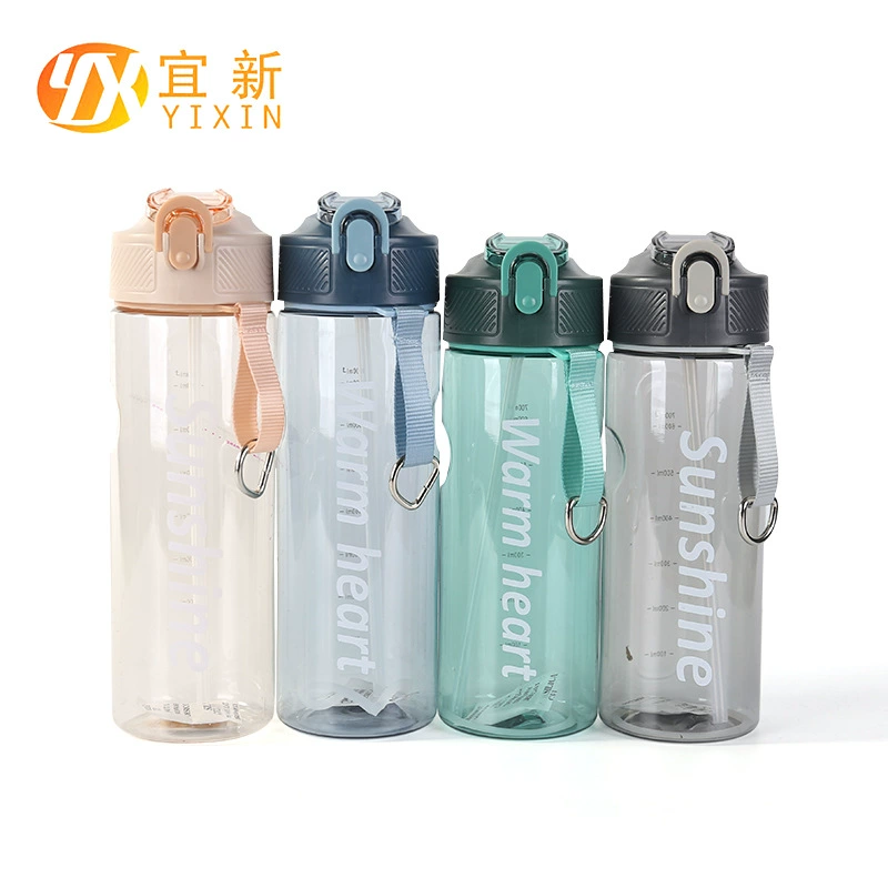Creative capacious plastic handheld tea cup, simple and elegant design