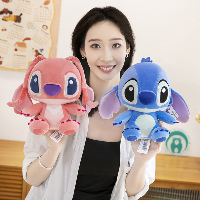 新鮮な長い耳のカップルステッチぬいぐるみエンジェルぬいぐるみ枕人形人形ギフト人形|undefined