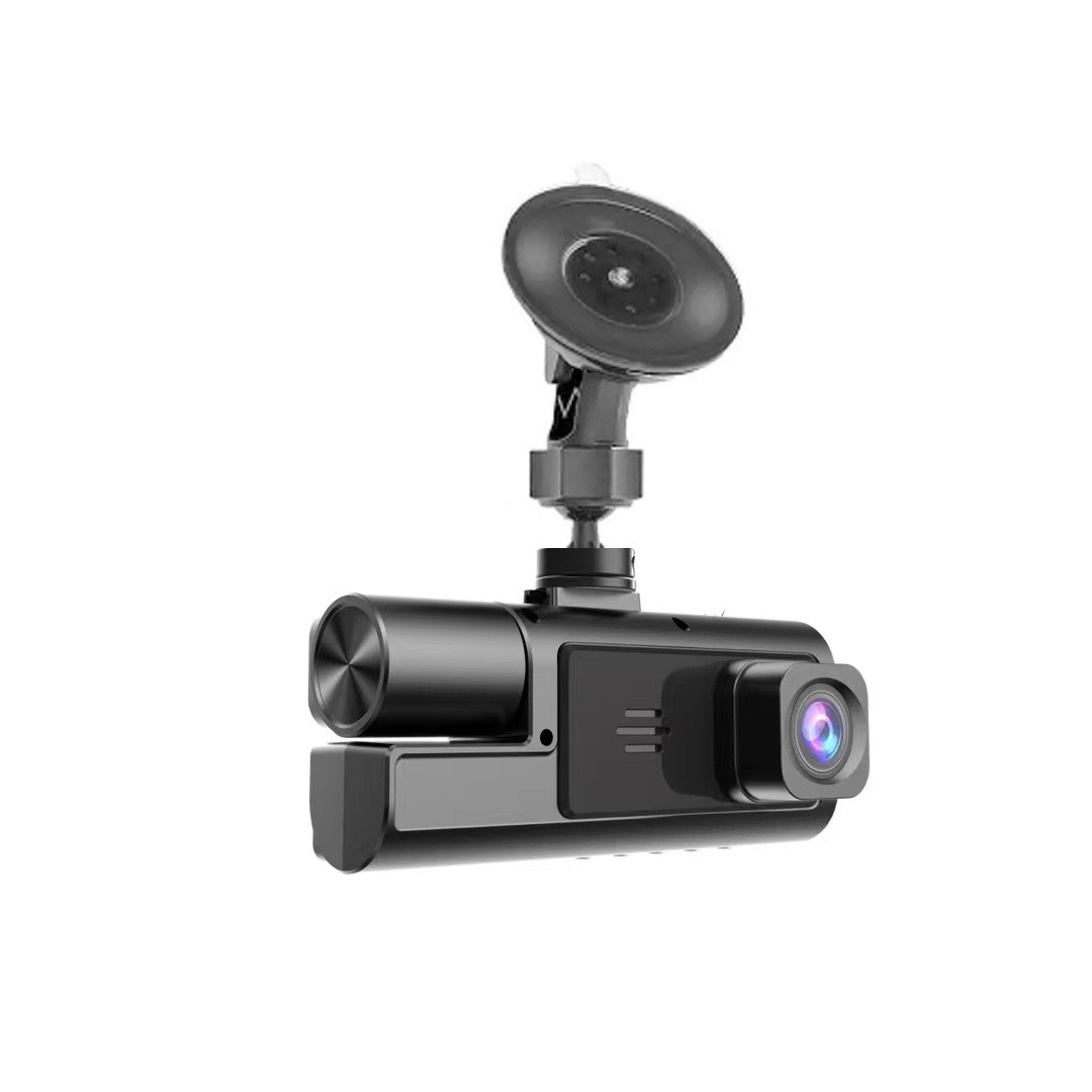 High-Definition 1080P Three-Camera Dashcam with Front and Rear Dual Recording, Reversing Image, Night Vision, Loop Recording, Cross-Border Bestseller