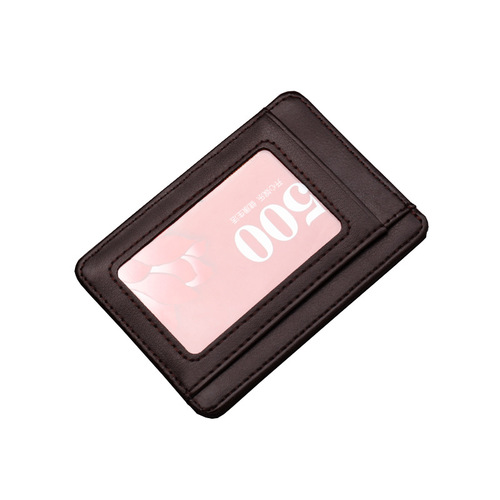 Card bag men's Korean version ultra-thin multi-card slot portable card holder mini driver's license carry-on ID set trendy manufacturer direct sale