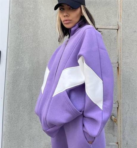 INS Western-style sportswear hoodie pants sweat suit set for women