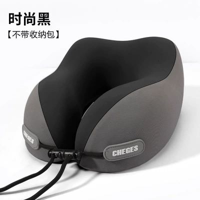 Car Headrest U-Shaped Pillow Travel Neck Pillow Airplane Pillow Portable Car Neck Pillow Factory Direct Sale (Headrest) - fashion-black360surround-support-neck-brace