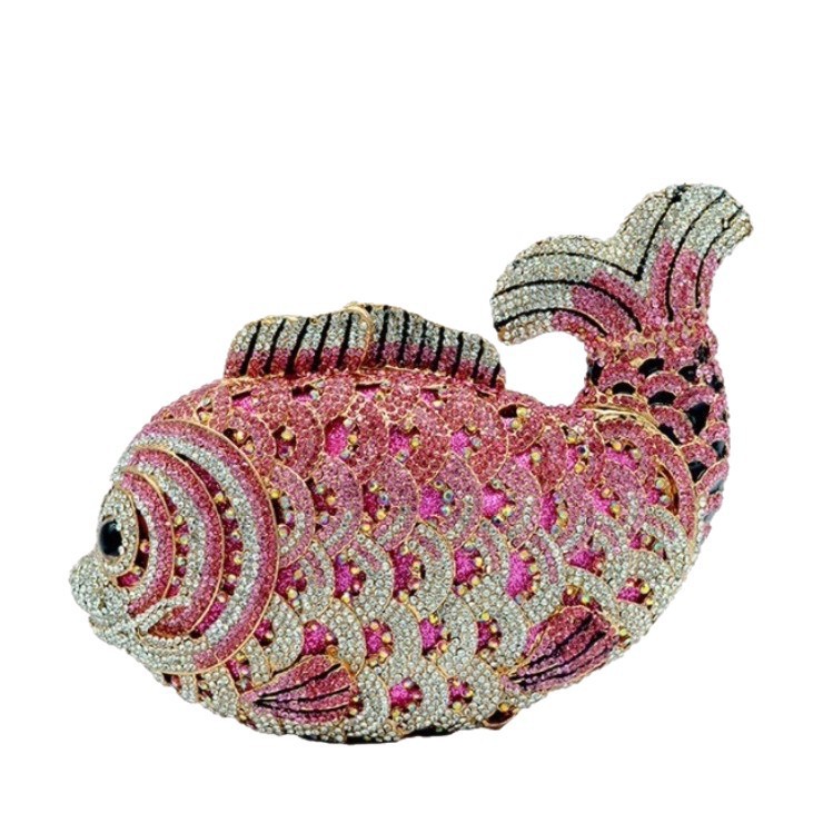 Clutch bag carpa transfronteriza diamantes paquete de banquete paquete de cena paquete de diamantes huecos bolsa de mano de mujer