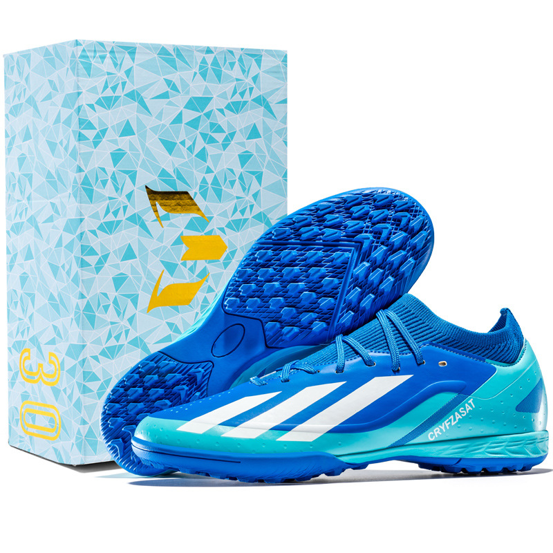 Botas de fútbol para niños de copa de talla grande transfronterizas para hombres y adolescentes estudiantes mujeres TF clavos rotos AG zapatos deportivos de entrenamiento de competencia de uñas largas