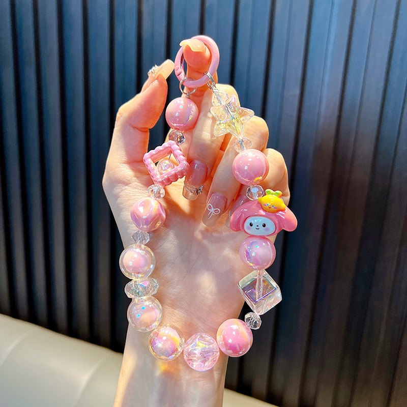 Cuentas Sanliou cadena de caja de teléfono móvil en vivo muñeca colgante para evitar la pérdida de pequeños regalos de estudiantes al por mayor