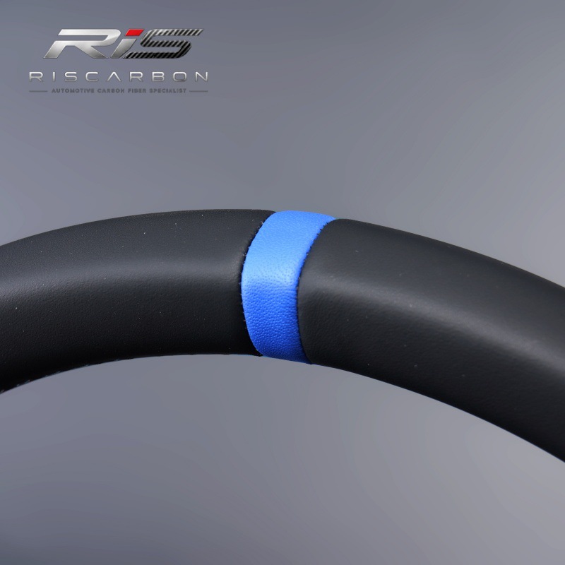 Suitable for Bmw Mp Suede Leather Blue Label Carbon Fiber Steering Wheel F30 F10 F25 E70E71E90F20E82