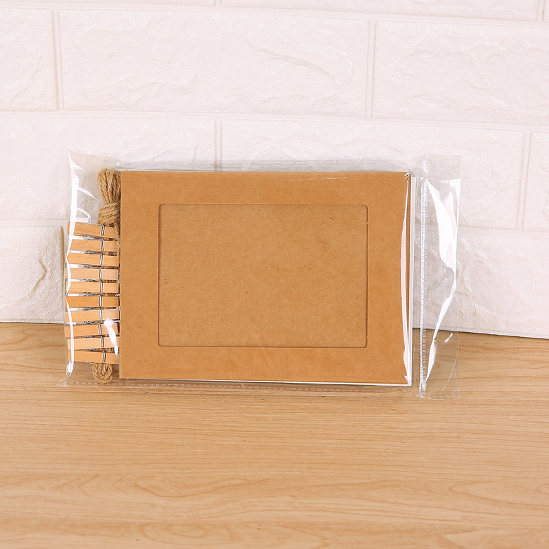 Kraft Paper Picture Frame Creative Fashion Hanging Paper Photo Frame Photo Wall 34567inch Table Kraft Paper Picture Frame Creative Fashion Hanging Paper Photo Frame Photo Wall 34567inch Table