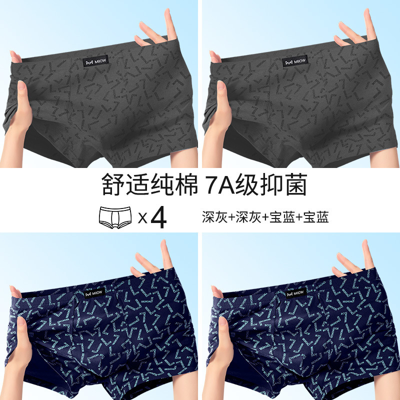 4개 팩 [다크 그레이 + 다크 그레이 + 사파이어 블루 + 사파이어 블루]