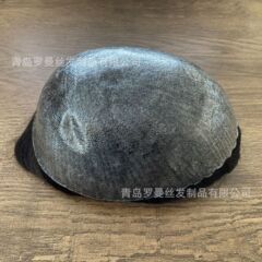 現物の男性の髪の塊の本当の人の髪の構造の貝殻の辺の頭の上で全puのかつらの男性の欧米の対外貿易のブラジルは熱売します。