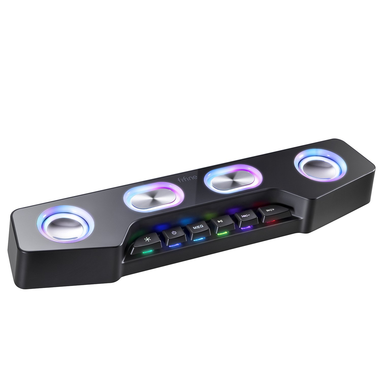 Altavoz Bluetooth gaming RGB con gran volumen y doble altavoz