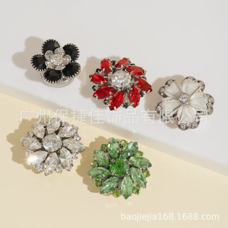 RhineStone Button COVER manufacturer Cross -border shirt sleeve buckle clothing jewelry diamond jewelry buttons