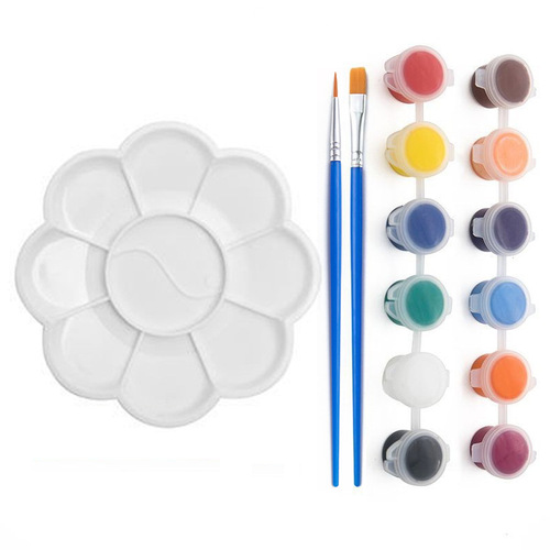 Mini easel drawing board set 23 pieces for children beginners acrylic oil paint desktop wooden tripod