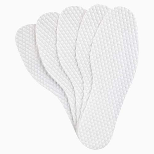 Disposable wood pulp insoles for summer barefoot hygiene men's ultra-thin anti-foot sweat-absorbent anti-odor breathable women's shoes