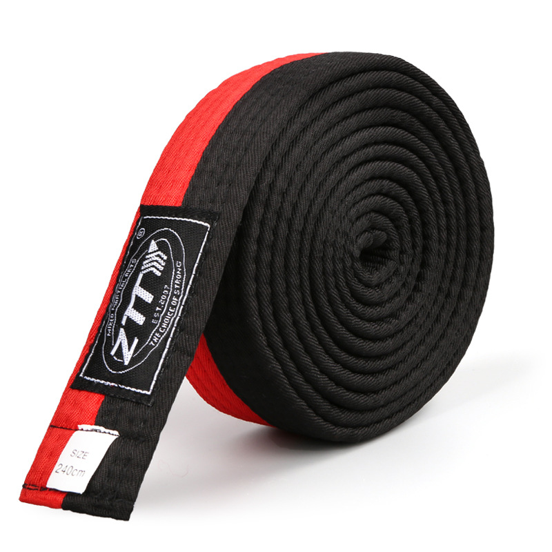 ZTTY taekwondo cinturón carretera judo karate cinturón negro rojo Blanco Amarillo Verde Azul Cinturón niños adultos cinta de clasificación
