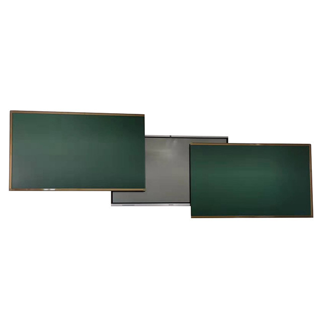 Universal blackboard multimedia up and down left and right free lifting rotary school teaching writing combination push-pull blackboard Universal blackboard multimedia up and down left and right free lifting rotary school teaching writing combination push-pull blackboard