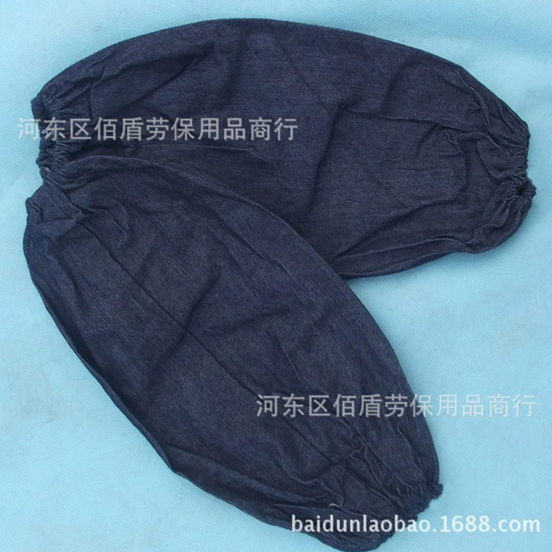 Джинсовые рукава, увеличенные, термостойкие, для защиты при сварке, защитные рукава для труда, для домашнего и промышленного использования, защита от загрязнений, простой стиль.