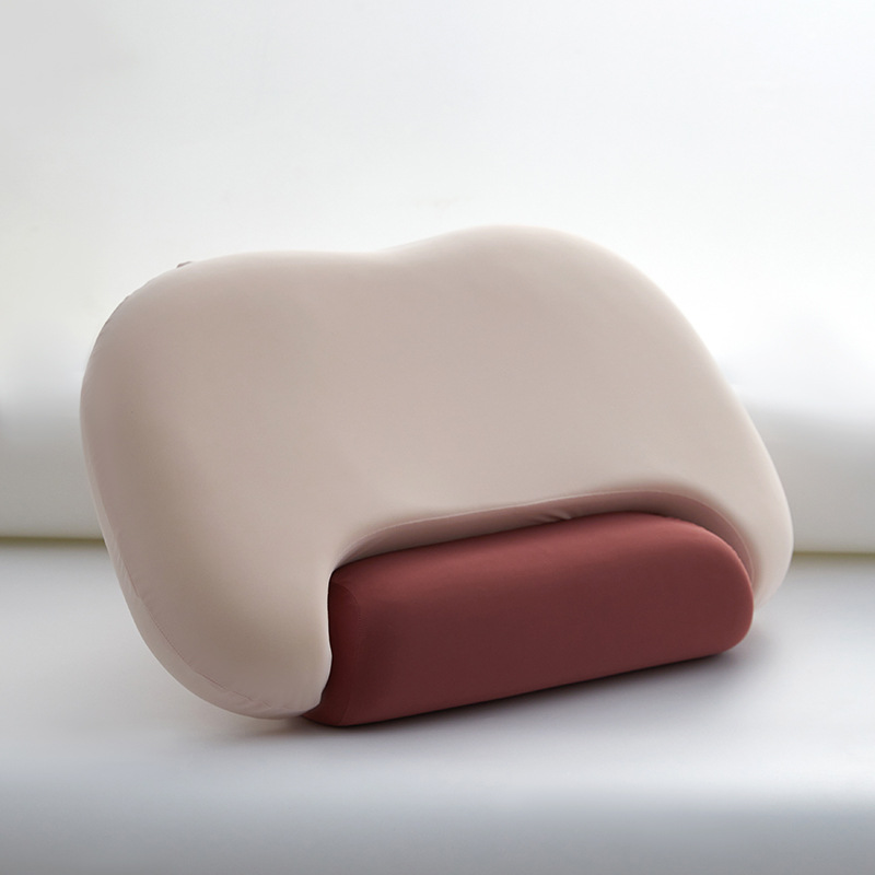 Two-way deep sleep neck memory pillow--pink